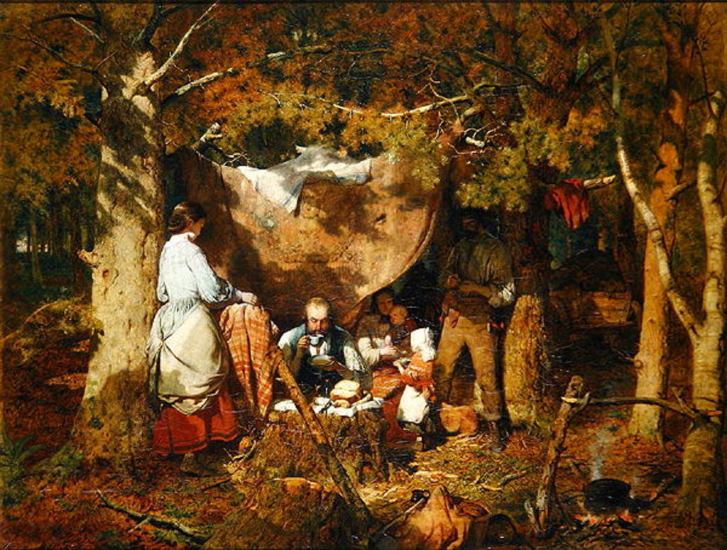 Detail of Life in the Backwoods by John Ritchie