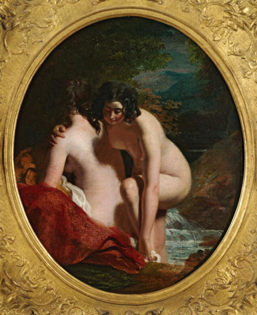 Detail of Two Girls Bathing by William Etty