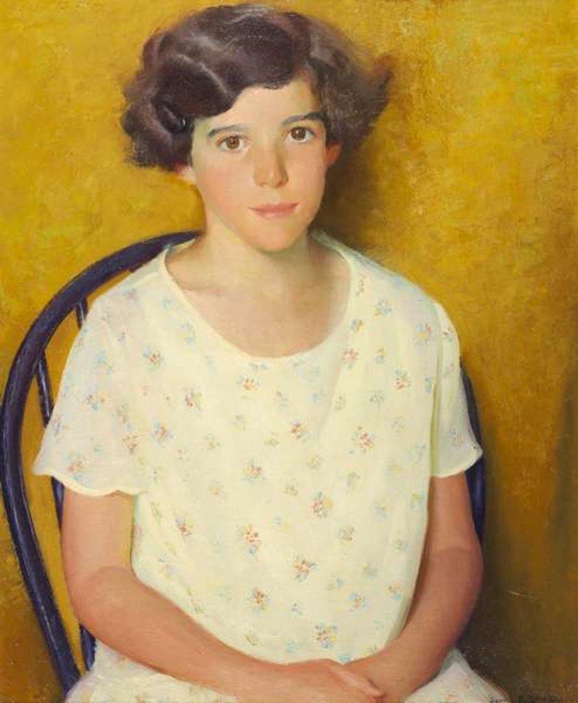 Detail of Peggie, 1927 by Gerrit Albertus Beneker