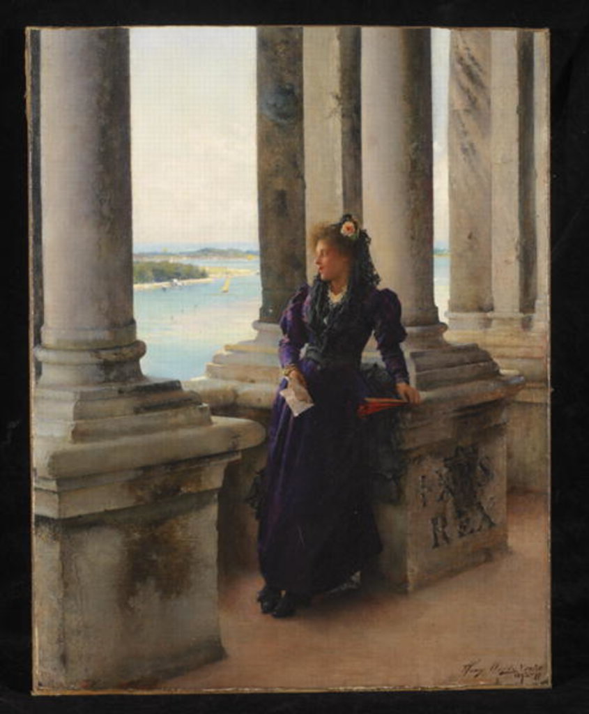 Detail of In the Belfry of the Campanile of St. Mark's, Venice, 1892 by Henry Woods
