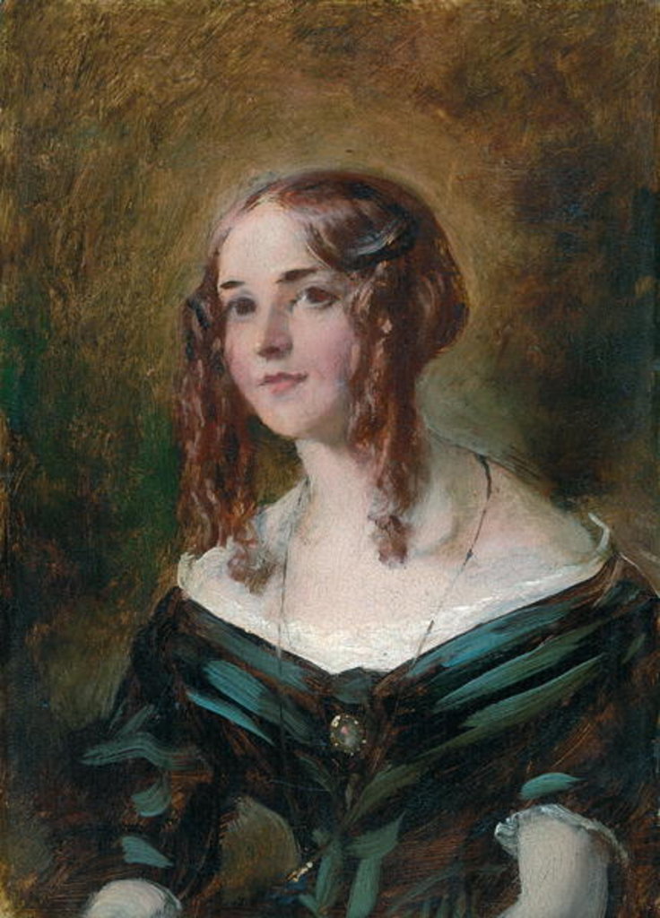 Girl in a Green Dress posters & prints by William Etty