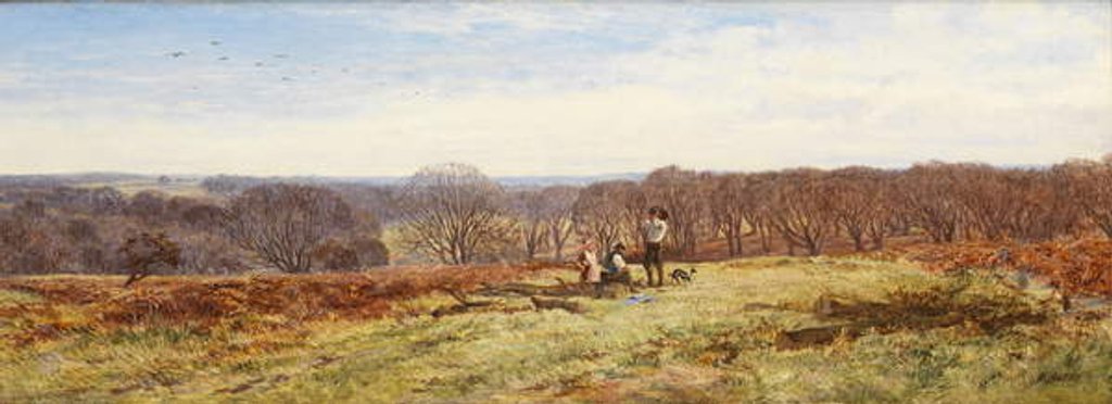 Detail of In the New Forest, Hampshire by Heywood Hardy
