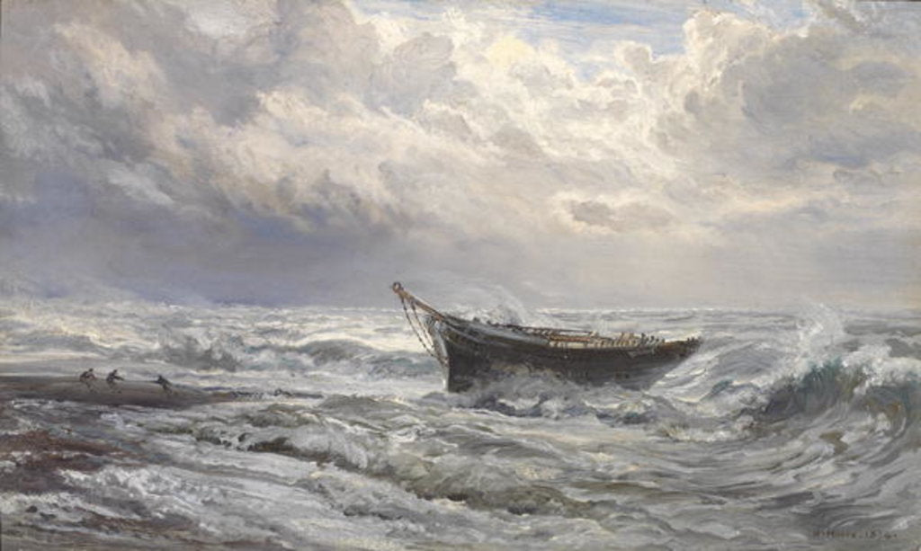 Detail of Stormy Seas, 1874 by Henry Moore