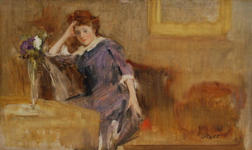 Detail of Sketch in the Manner of Whistler, 1880s by Sidney Starr