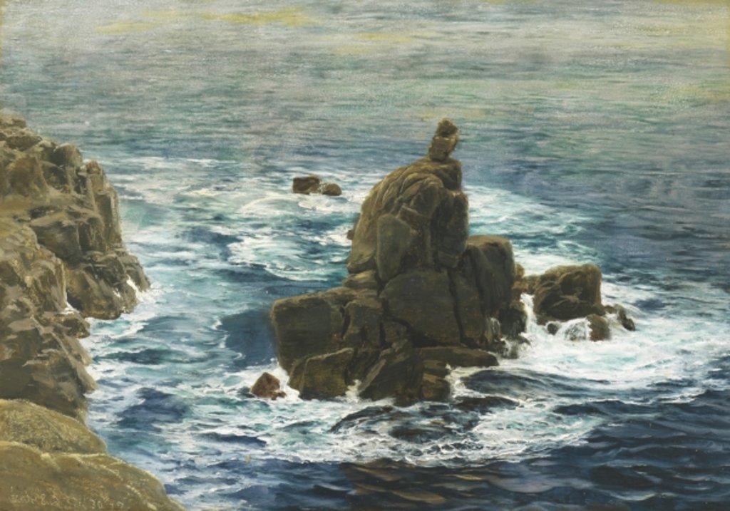 Detail of Land's End, 1872 by John Brett