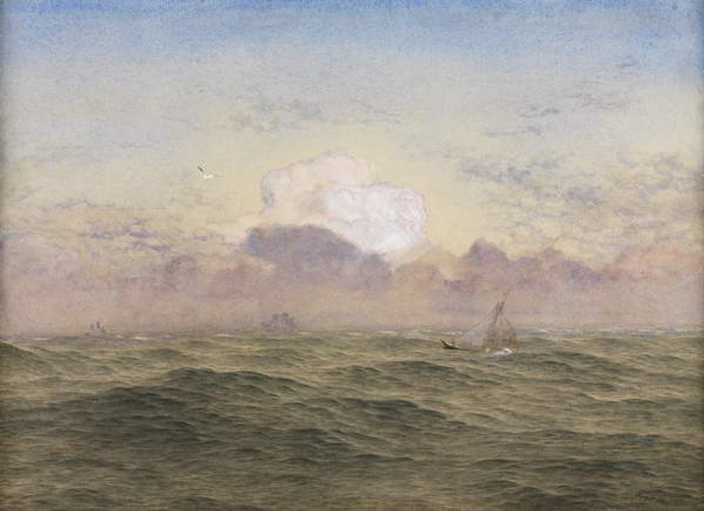 Detail of The Open Sea, 1865 by John Brett