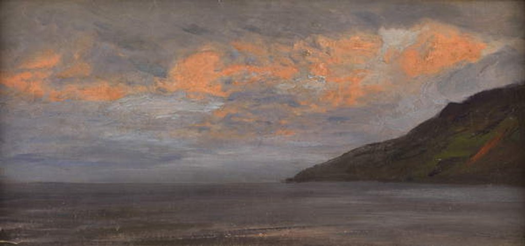 Detail of Sunset on the Coast by Henry Moore