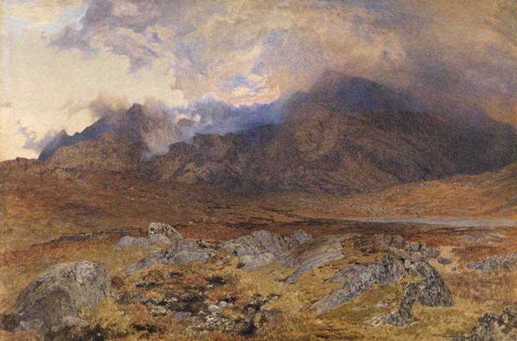 Detail of Snowdon after an April Hailstorm by Alfred William Hunt