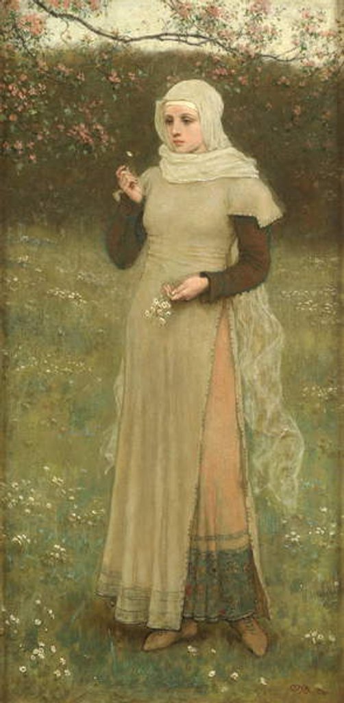 Detail of The Flower by George Henry Boughton