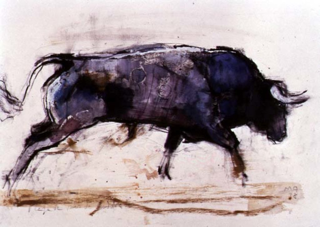 Detail of Charging Bull, 1998 by Mark Adlington