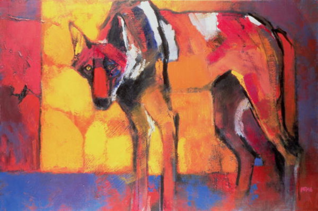 Detail of Wolf, 1996 by Mark Adlington