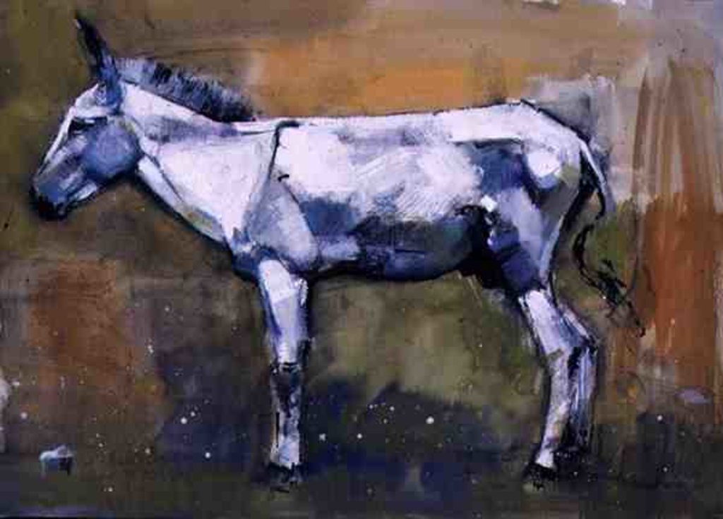 Detail of Donkey Stallion, Ronda, 1998 by Mark Adlington