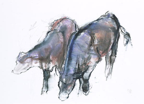 Detail of Calves, 2006 by Mark Adlington