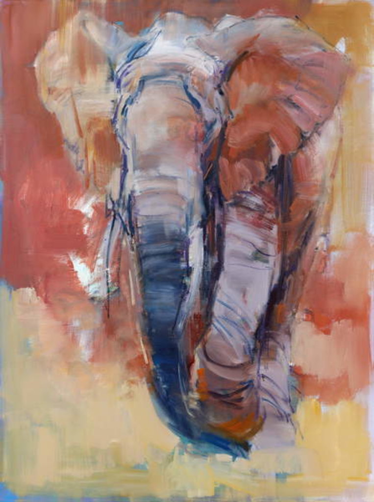 Detail of Elephant, 2018 by Mark Adlington