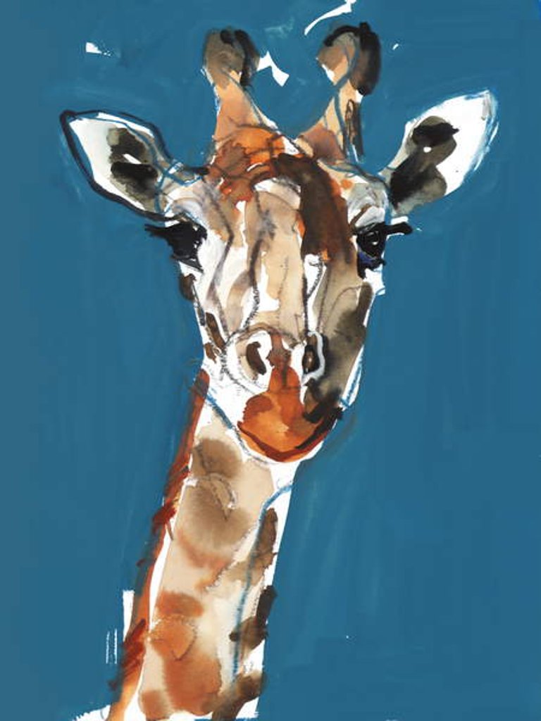 Detail of Masai Giraffe, 2018 by Mark Adlington