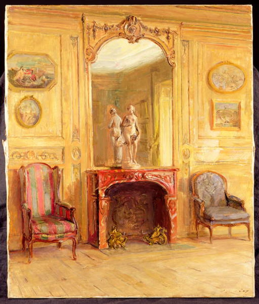 Detail of A Drawing Room by Walter Gay