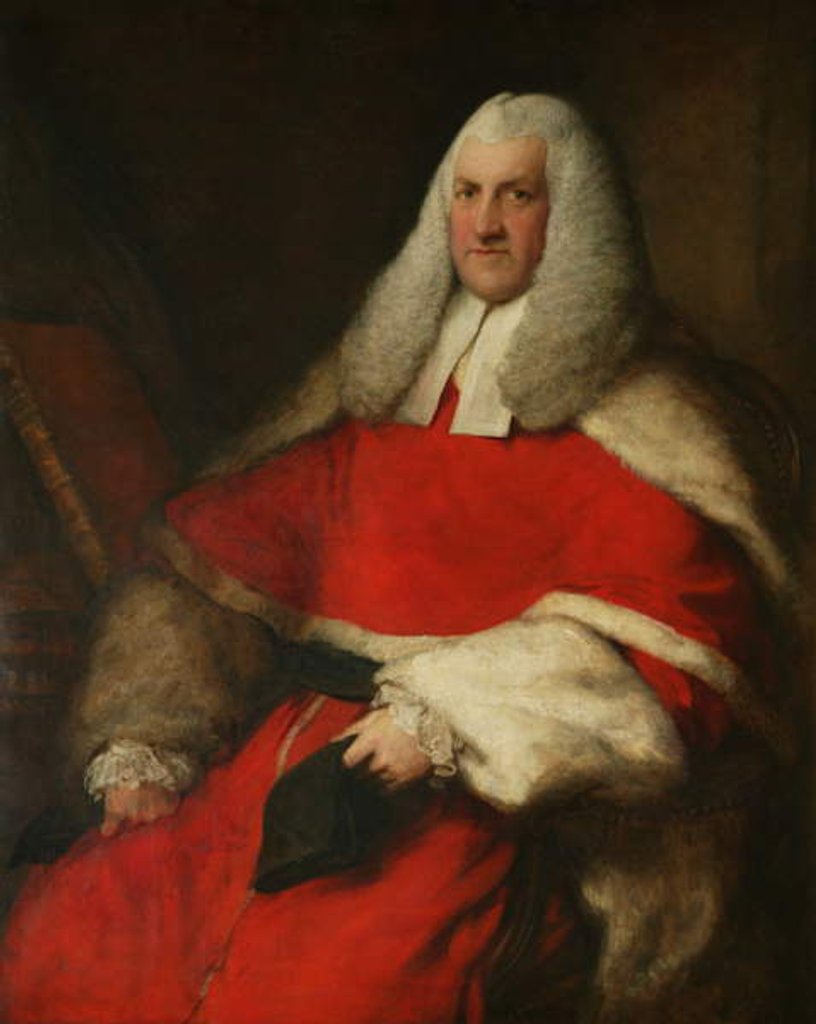 Detail of Sir Richard Perryn 1778-79 by Thomas Gainsborough