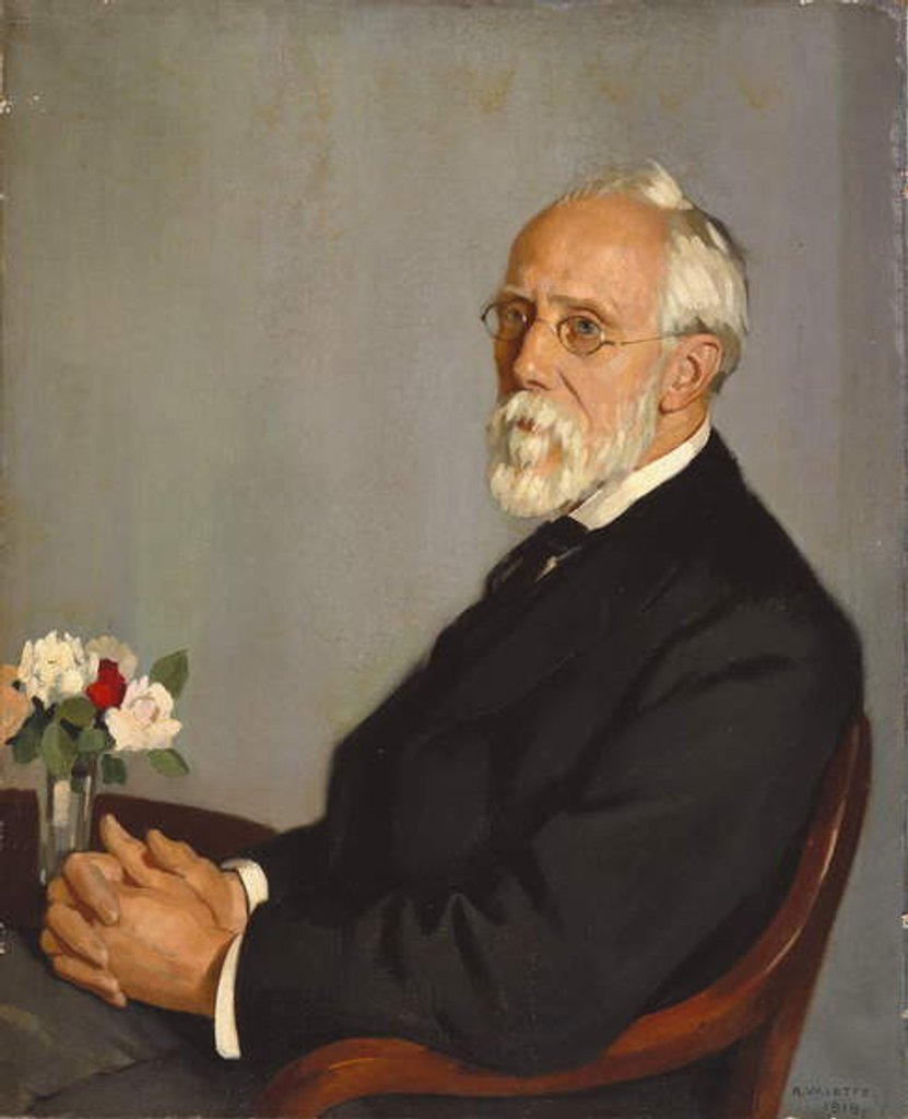 Detail of Portrait of John Henry Reynolds, 1896 by George Reid