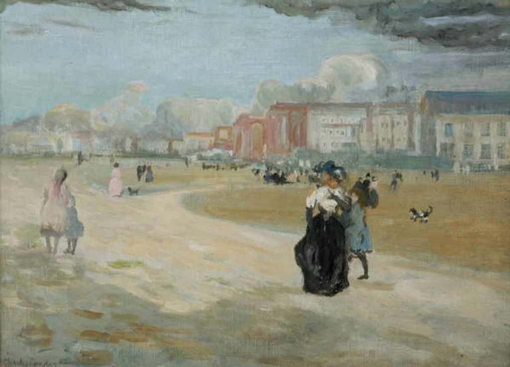 Detail of Dieppe, 1895 by Charles Edward Conder