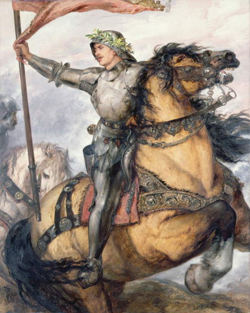 Detail of Onward, 1890 by John Gilbert