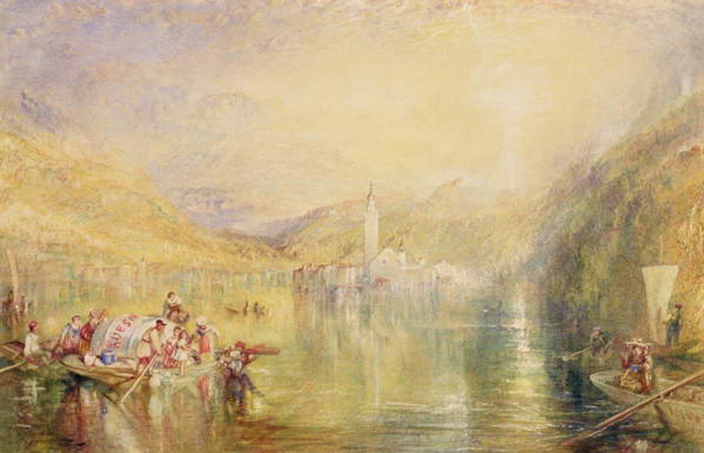Detail of Kussnacht, Lake of Lucerne, Switzerland, 1843 by Joseph Mallord William Turner