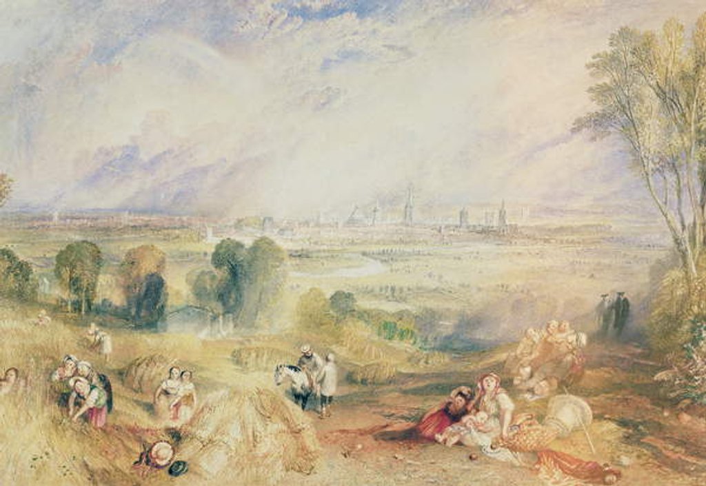 Detail of Oxford from North Hinksey by Joseph Mallord William Turner