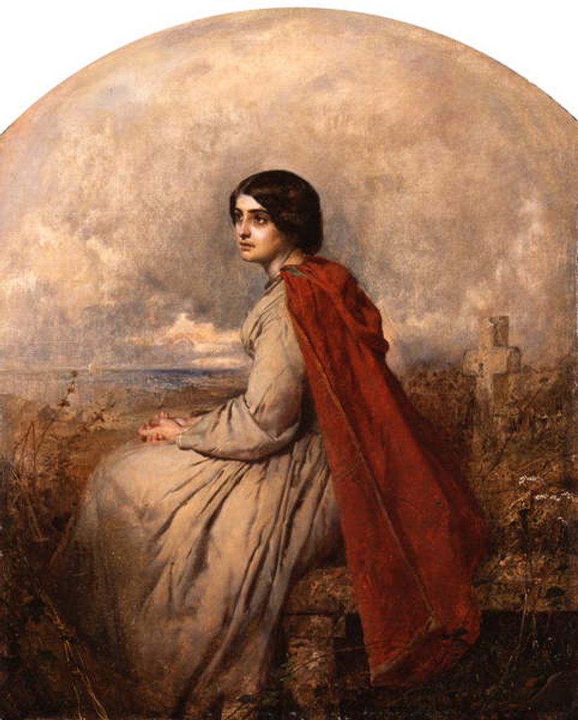 Detail of Evangeline by Thomas Faed