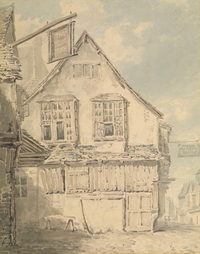 Detail of The 'Heart of the Oak' Inn, c.1794 by Joseph Mallord William Turner