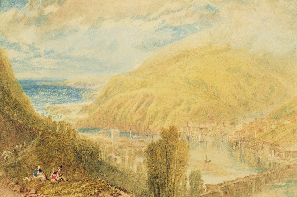 Detail of East and West Looe, Cornwall, c.1816 by Joseph Mallord William Turner