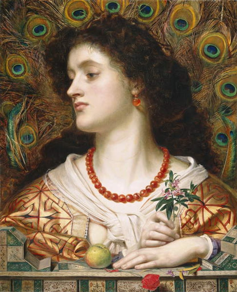Detail of Vivien, 1863 by Anthony Frederick Augustus Sandys