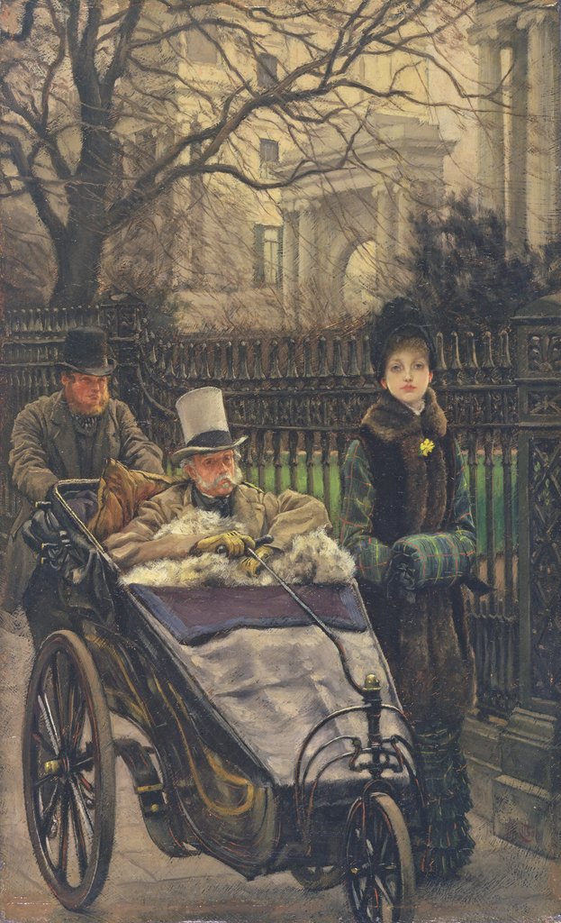 Detail of The Warrior's Daughter, or The Convalescent, c.1878 by James Jacques Joseph Tissot