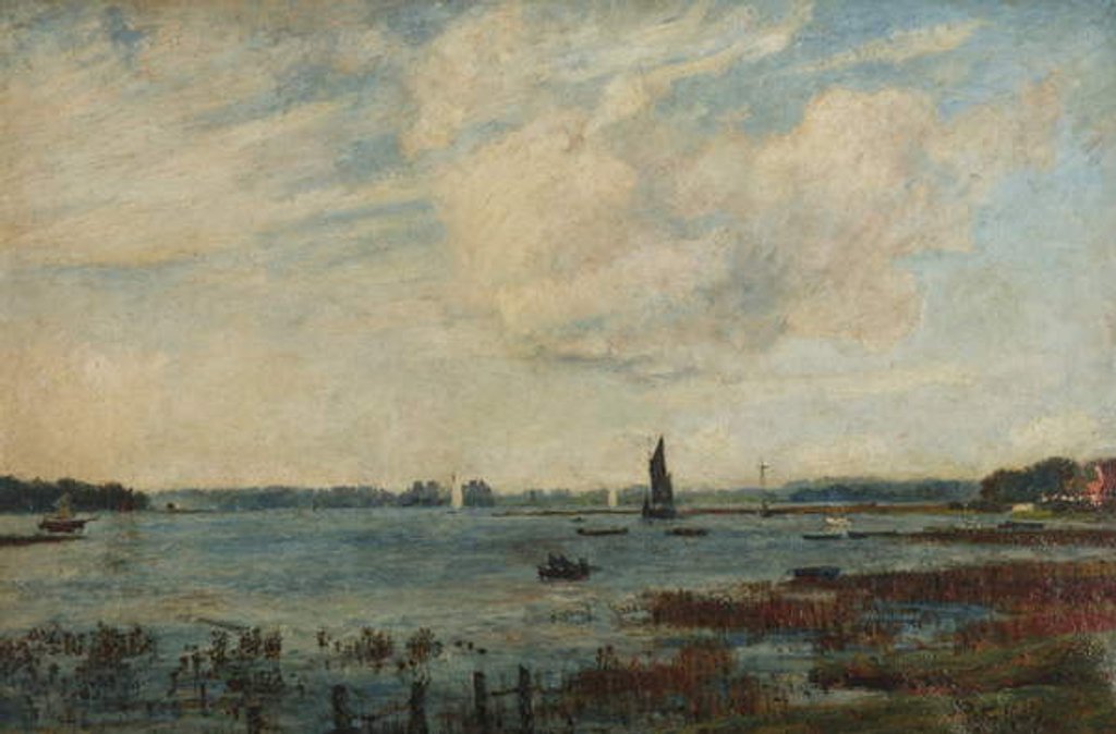 Detail of Tidal Breeze, Gosport, Hampshire by John William Buxton Knight