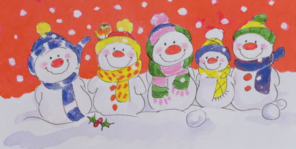 Detail of Snow Family by Diane Matthes