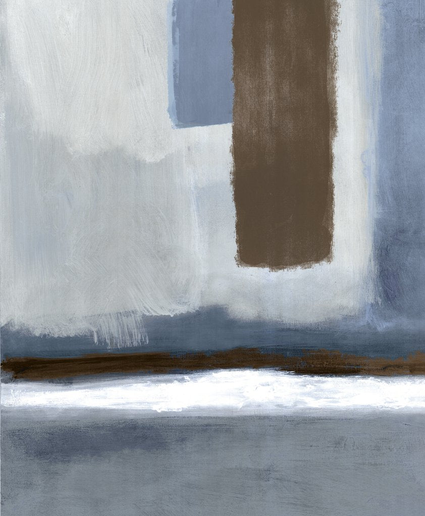 Detail of Rectangles Blue Gray Brown by Anonymous