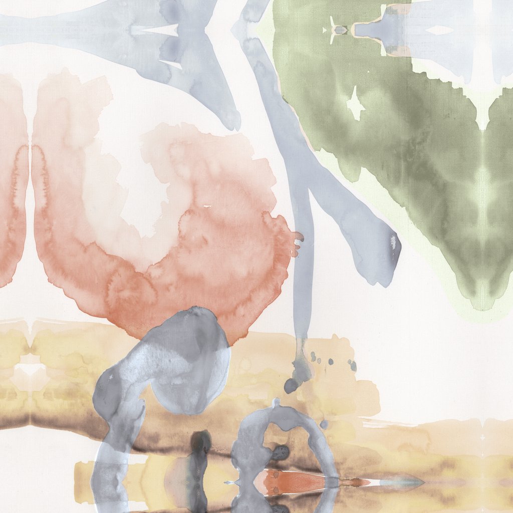 Detail of Soft Watercolor Abstract 1 by Anonymous