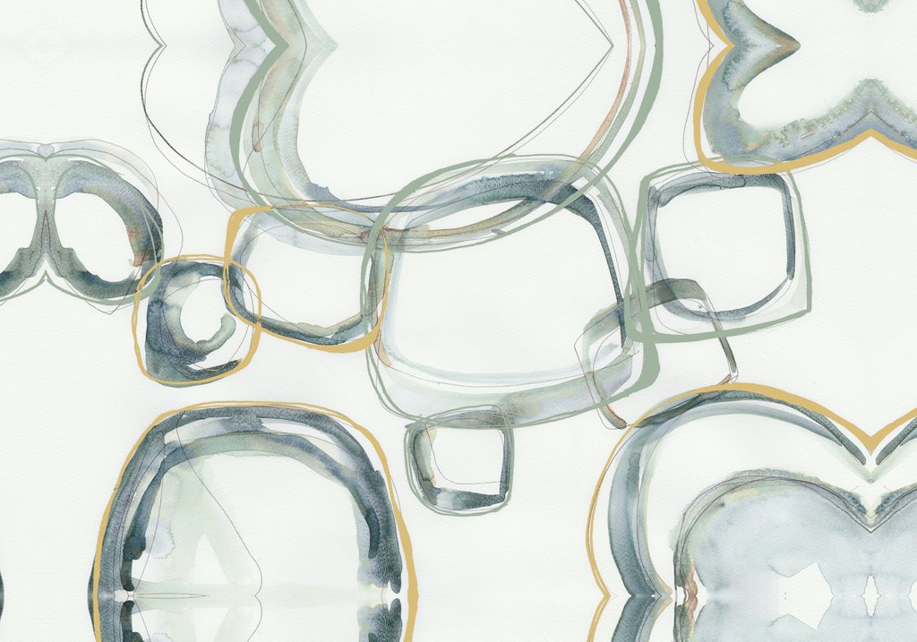 Detail of Spherical Strokes Cool 1 by Anonymous