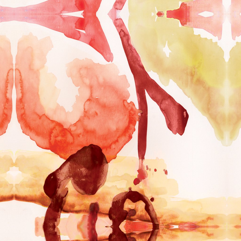 Detail of Spice Watercolor Abstract 1 by Anonymous
