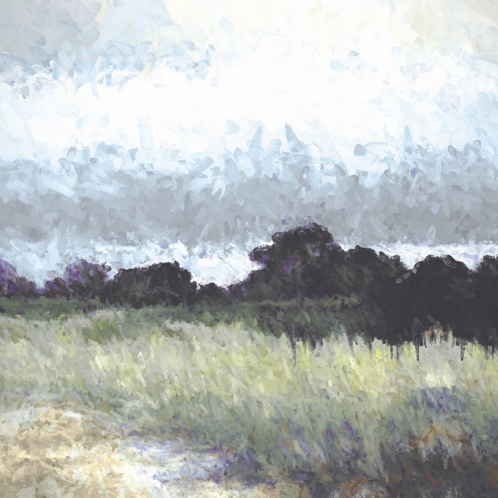 Detail of Landscape Before The Storm 1 by Anonymous