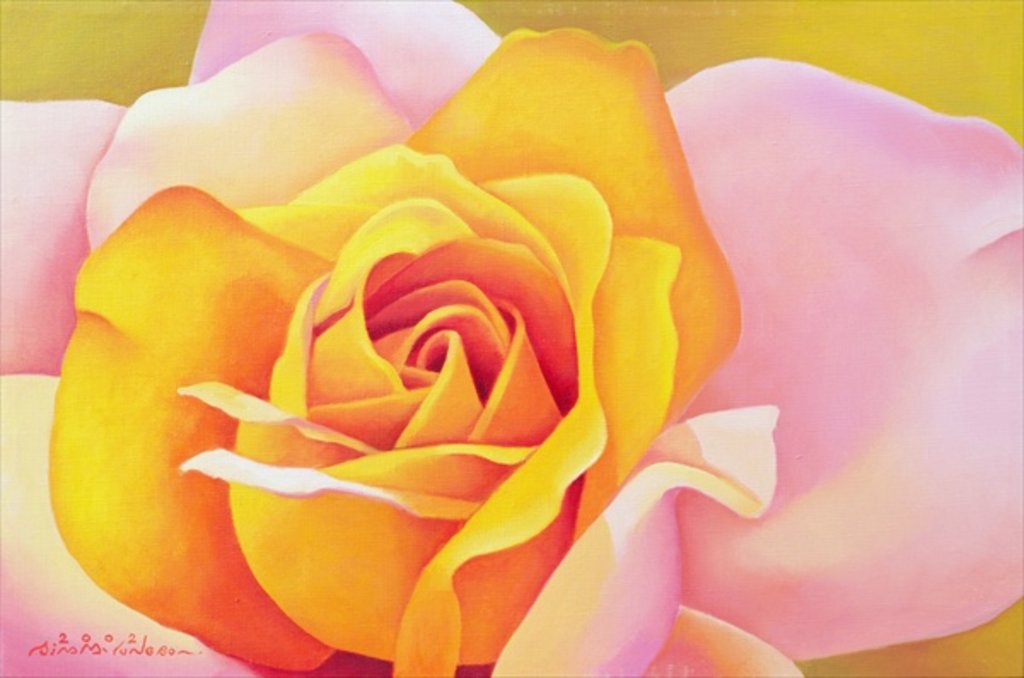 Detail of The Rose, 2002 by Myung-Bo Sim