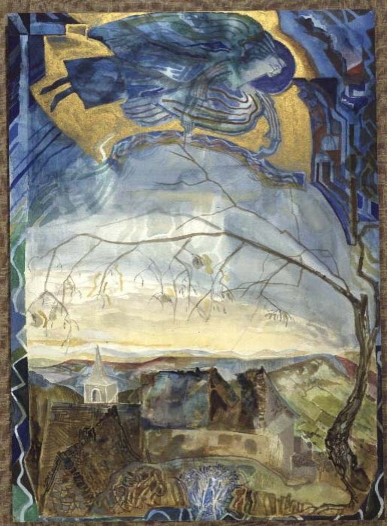 Detail of Angel over Le Besset by Michael Chase