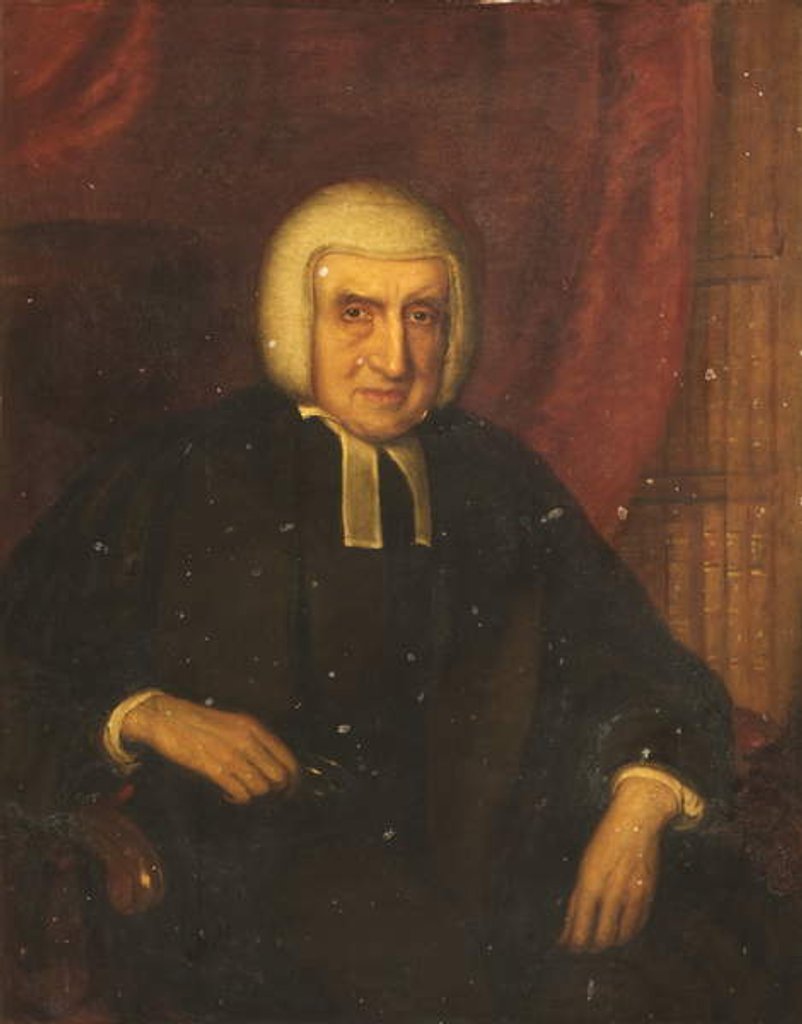 Detail of Martin Joseph Routh, President of Magdalen College by Thomas Clement Thompson