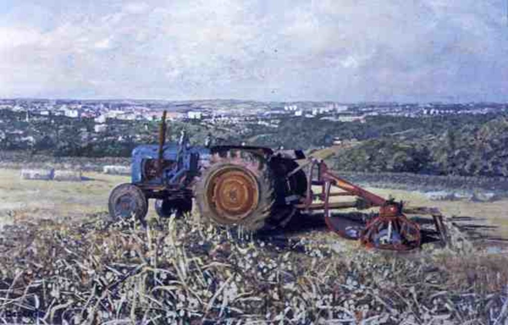 Detail of Harvesting Tractor, 1995 by Martin Decent
