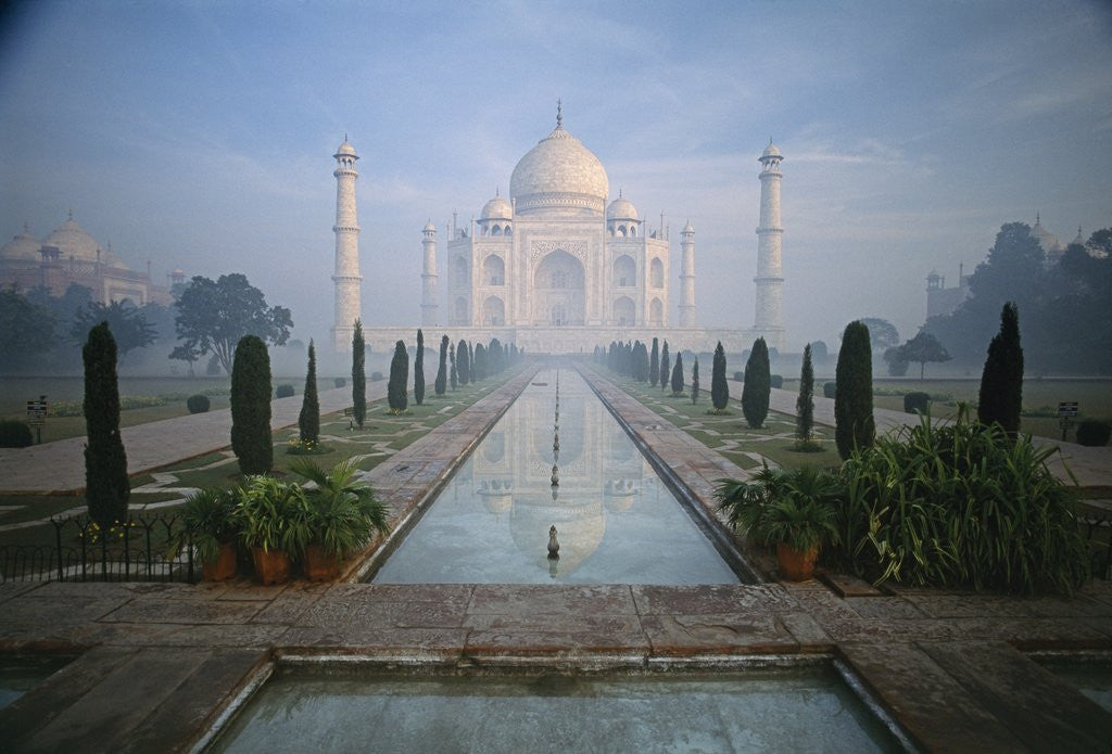 Detail of Taj Mahal and Reflecting Pools by Anonymous