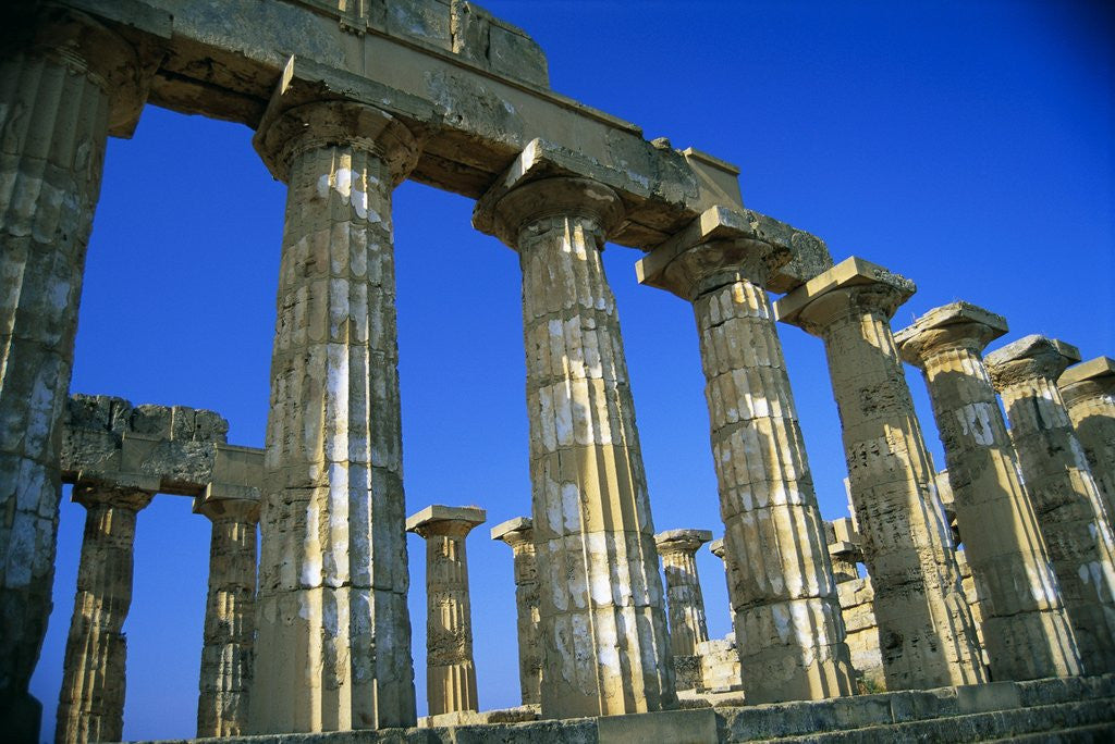 Detail of Greek Temple Ruins by Corbis