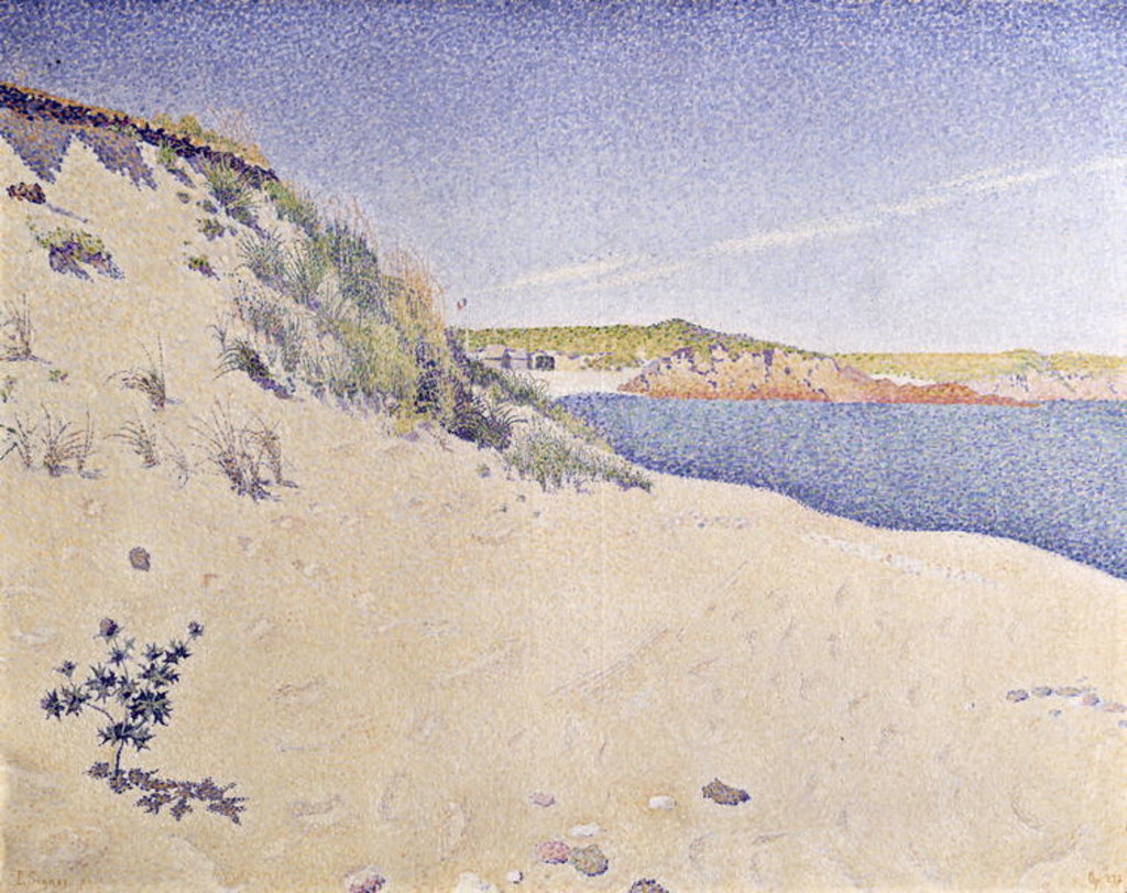 Detail of Sandy Seashore, 1890 by Paul Signac