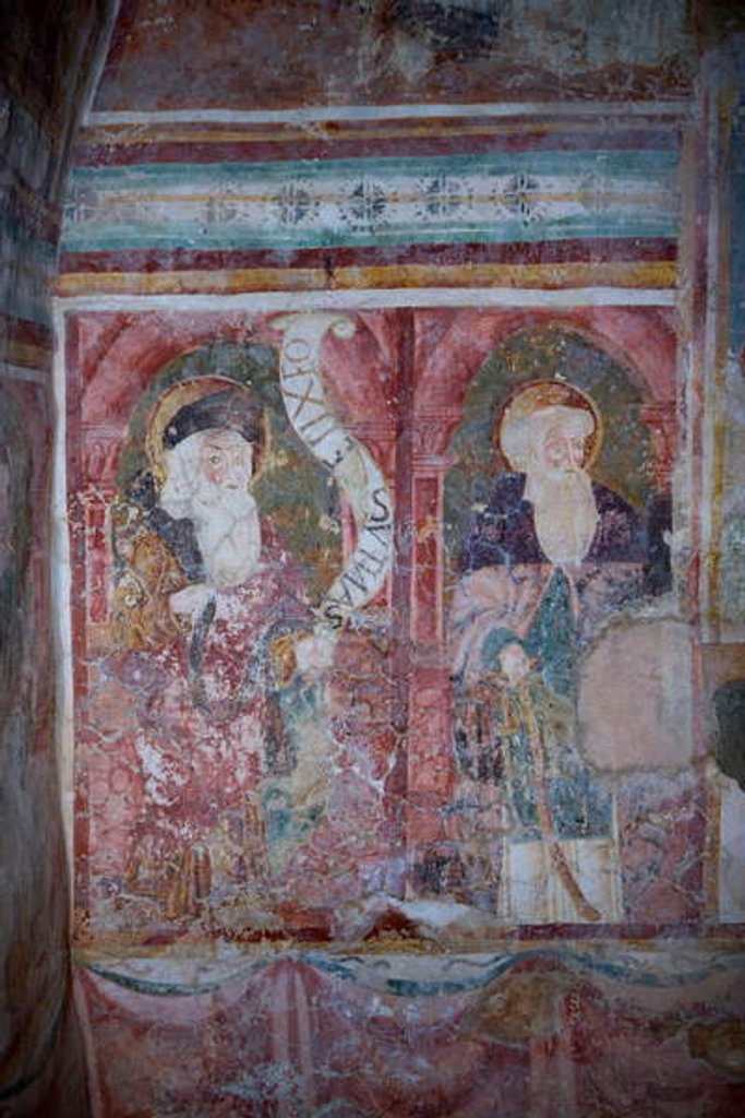 Detail of Saint Elias of Jerusalem and Saint Anthony Abbot by Antonio da Padova