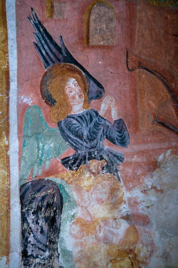 Detail of Detail of an angel by Antonio da Padova