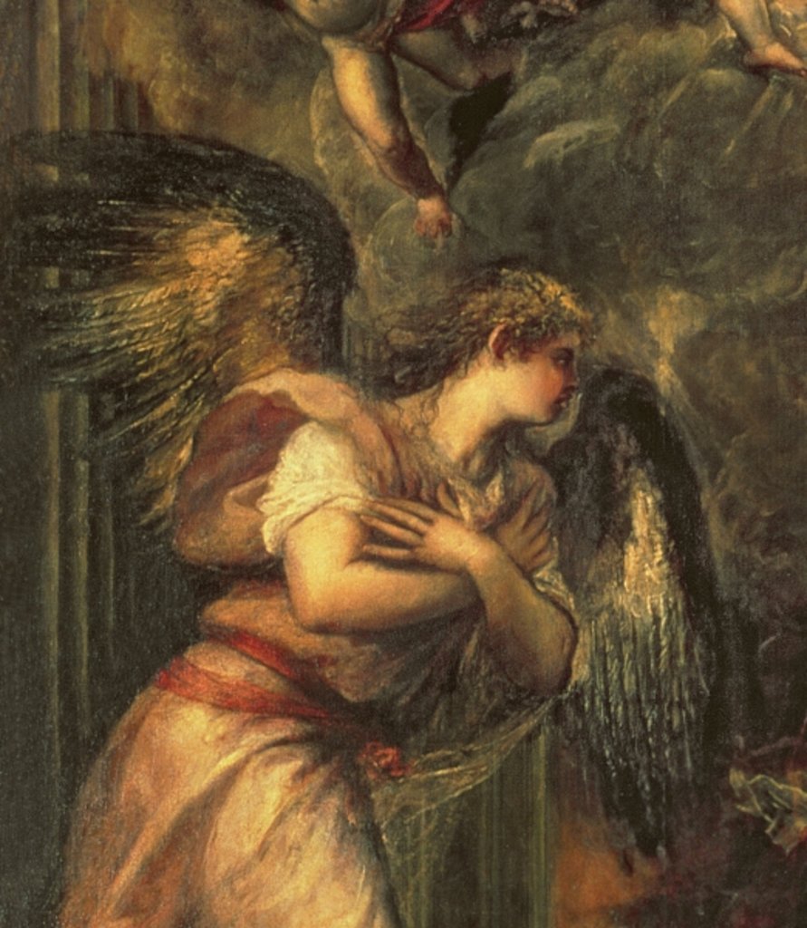 Detail of Annunciation by Titian