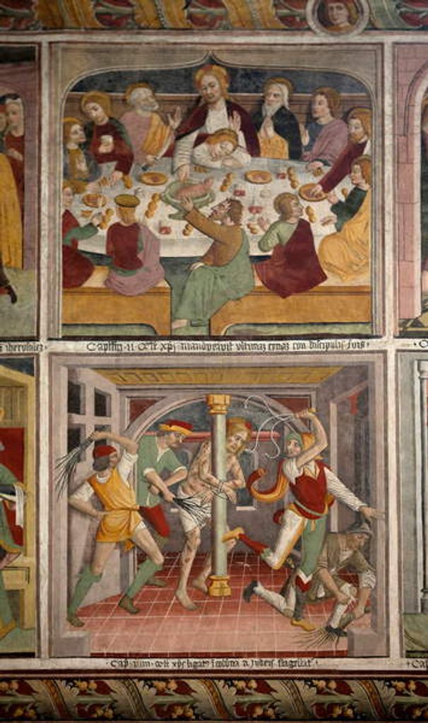 Detail of Scenes from the life of Christ, c.1492 by Giovanni Canavesio
