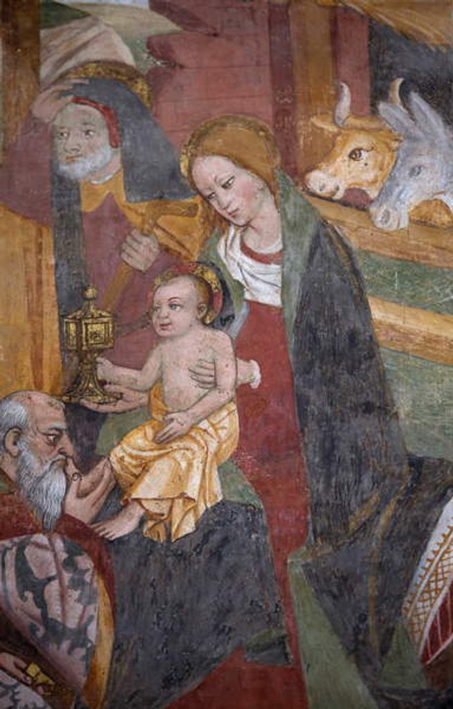 Detail of The Adoration of the Three Kings, c.1492 by Giovanni Canavesio
